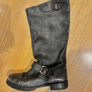 Womens Frye Boots size 8.5 Dark Grey Cute